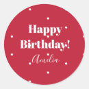 Search for polka dot labels Red