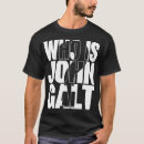 Search for who is john galt tshirts Ayn