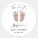 Search for blush pink gold baby shower stickers Glitter