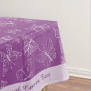 Search for purple butterfly tablecloths Monarch