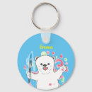 Search for cute polar bear key rings Cartoon