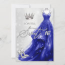 Search for blue snowflake invitations Princess