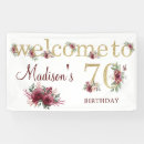 Search for 70th birthday banners Watercolor