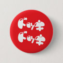 Search for japanese anime badges Red