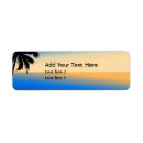 Search for wedding tropical return address labels Sunset
