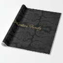 Search for classy wrapping paper Black