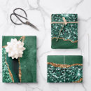 Search for green glitter wrapping paper Green and gold