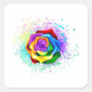 Search for multi colored roses stickers Rainbow