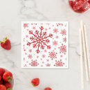 Search for red and white christmas napkins Winter