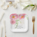 Search for bridal shower plates Botanical
