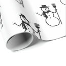 Search for black and white wrapping paper Winter