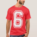 Search for number 6 tshirts Cute
