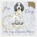 Search for english stickers Cocker spaniel