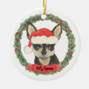 Search for chihuahua christmas tree decorations Red