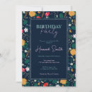 Search for poppies birthday invitations Botanical