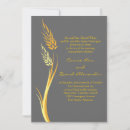 Search for harvest wedding invitations Wheat