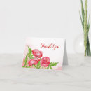 Search for poppies thank you cards Watercolor