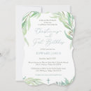Search for first birthday christening invitations Green