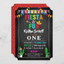 Search for fiesta 1st birthday invitations Colourful