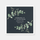 Search for eucalyptus wedding napkins Modern