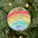 Search for rainbow christmas tree decorations gold
