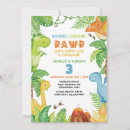 Search for dinosaur party invitations Stomp chomp rawr
