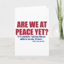 Search for anti war cards President