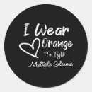 Search for multiple sclerosis ribbon stickers Fight