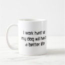 Search for working hard mugs Dog lover