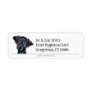 Search for black labrador return address labels Pets