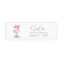 Search for bakery return address labels Watercolor