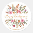 Search for round thanksgiving stickers Giving thanks