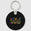Search for teacher mum key rings Autism awareness