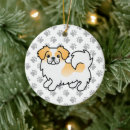 Search for tibetan spaniel christmas tree decorations Dog