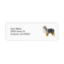 Search for australian shepherd return address labels Animals