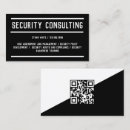 Search for security business cards Black