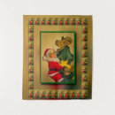 Search for santa claus tapestries Green