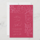 Search for magenta pink wedding invitations Script