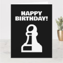 Search for black chess postcards Pawn