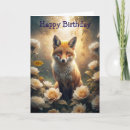 Search for fox birthday cards Wildlife