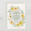 Search for pastel yellow wedding invitations Wildflower