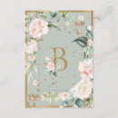 Search for monogram b cards Floral
