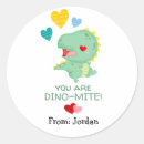 Search for dinosaur valentines stickers Boys