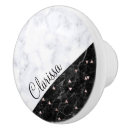 Search for white marble knobs and pulls Stylish