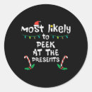 Search for no peeking santa claus stickers Merry christmas