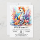 Search for fantasy birthday invitations Under the sea