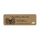 Search for editable return address labels Rustic