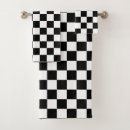 Search for checkered bath towels Geometric