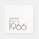 Search for 60th birthday napkins Minimalist