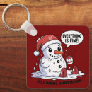 Search for snowman key rings Cold weather